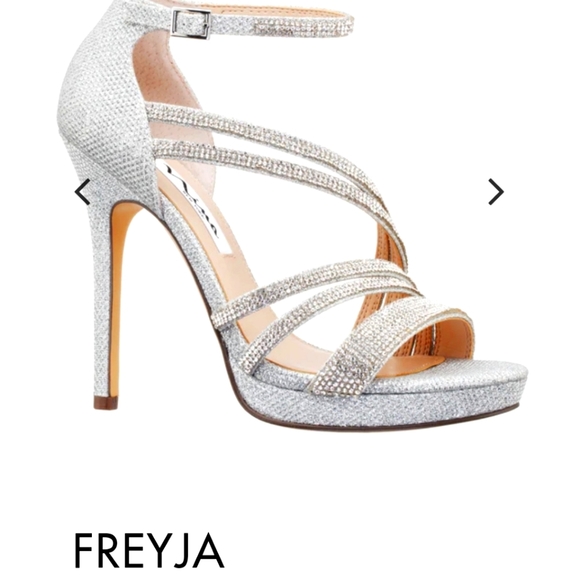 Nina Shoes - Nina Freya sparkle strappy evening shoe